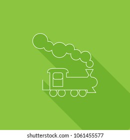 Train Icon, stock vector illustration, EPS10.