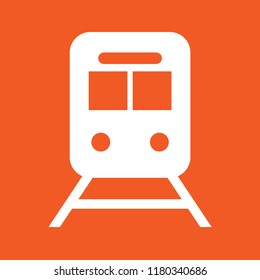 Train icon, stock vector illustration, EPS10. 