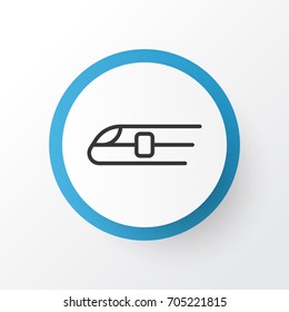 Train Icon Symbol. Premium Quality Isolated Metro Element In Trendy Style.