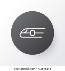 Train Icon Symbol. Premium Quality Isolated Metro Element In Trendy Style.