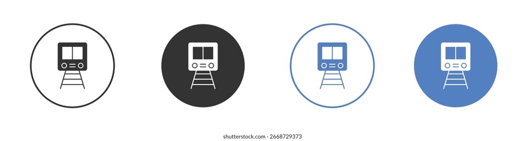 Train icon symbol. Quality design element.