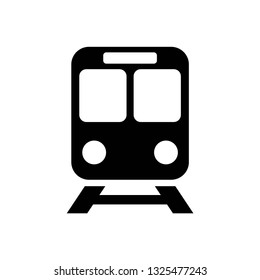Train icon symbol vector. on white background