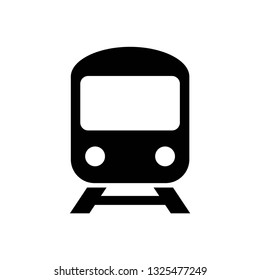 Train icon symbol vector.on white background