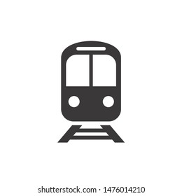 Train icon template color editable. Train symbol vector sign isolated on white background.