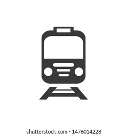 Train icon template color editable. Train symbol vector sign isolated on white background.