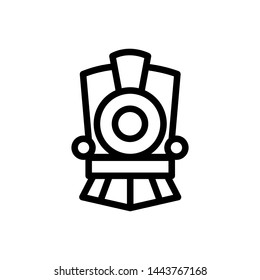 Train Icon Template Vector Illustration - Vector