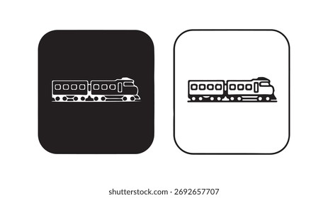 Ícone de trem com fundo transparente