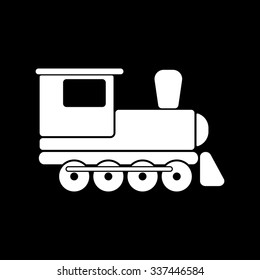 The train icon. Travel symbol. Flat Vector illustration