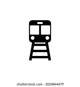 icono del tren, vector del viaje, ilustración del metro