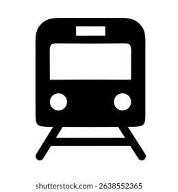 train icon with trendy design