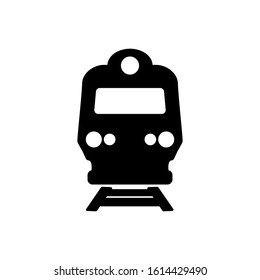 train icon in trendy flat design