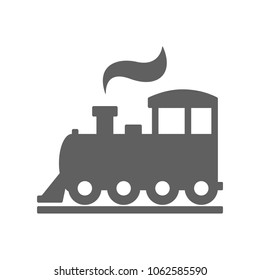 Train icon in trendy flat style isolated on white background. Symbol for your web site design, logo, app, UI. Vector illustration, EPS
