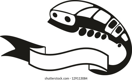 Train, icon, vector