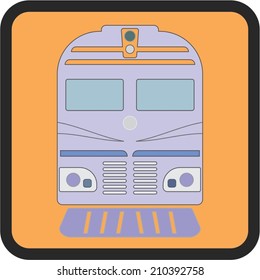 Train icon vector