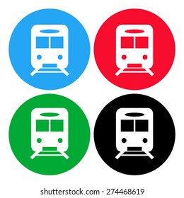 Train icon vector