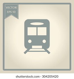 Train icon vector