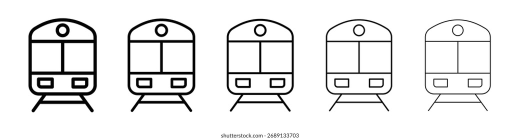 Icono de tren Ilustración de Arte vectorial
