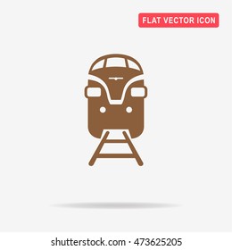Train icon. Vector concept illustration for design.
