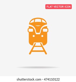 Train icon. Vector concept illustration for design.