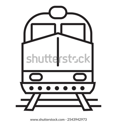 train icon vector design. train vector