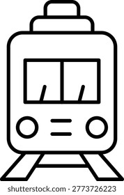 Train Icon Vector Element line icon design vector icons