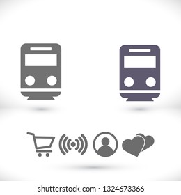 train icon. Vector Eps 10