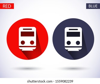 train icon. Vector Eps 10. Lorem Ipsum Flat Design