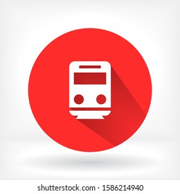 train icon. Vector Eps 10. Lorem Ipsum Flat Design