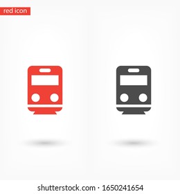 icono del tren. Vector Eps 10. Diseño plano Lorem Ipsum