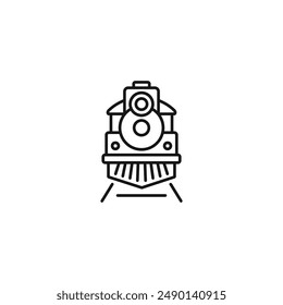 Train icon vector. EPS 10 editable vector