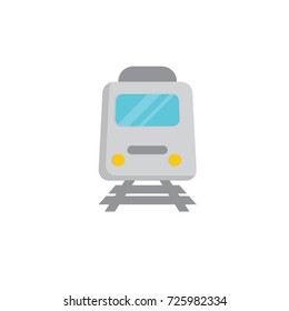 Train icon vector. Train flat style design