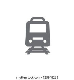 Train icon vector. Train glyph style design