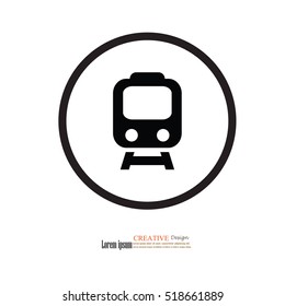 Train icon vector illustration.