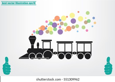 Train icon vector illustration.