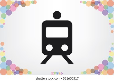 train icon vector illustration.