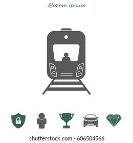 Train icon. vector illustration