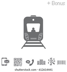 Train icon. vector illustration