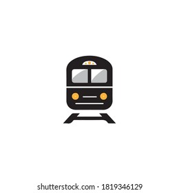  Plantilla de diseño de ilustración de vector de icono de tren