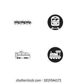  Train icon vector illustration design template