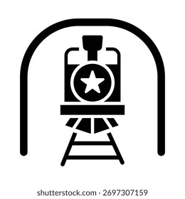 Design-Vorlage für Vektorgrafik-Zugsymbol 