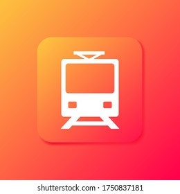 train icon. Vector illustration EPS 10.