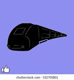 train icon, vector illustration EPS 10