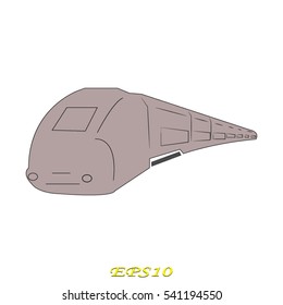 train icon, vector illustration EPS 10