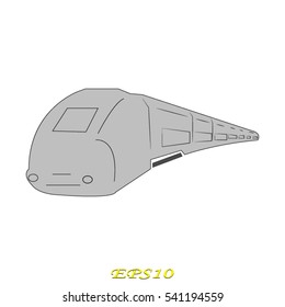 train icon, vector illustration EPS 10