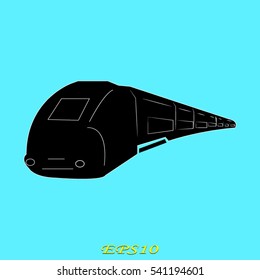 train icon, vector illustration EPS 10