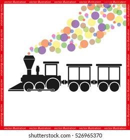 Train icon vector illustration eps10.