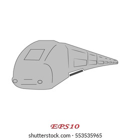 train icon, vector illustration eps10