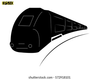 train icon, vector illustration eps10