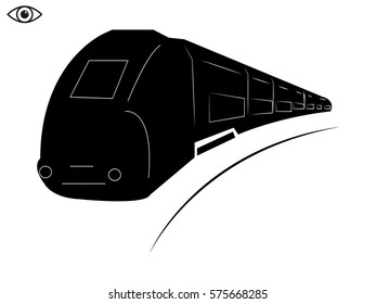train icon, vector illustration eps10