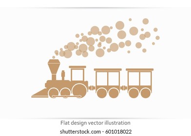 Train icon vector illustration eps10